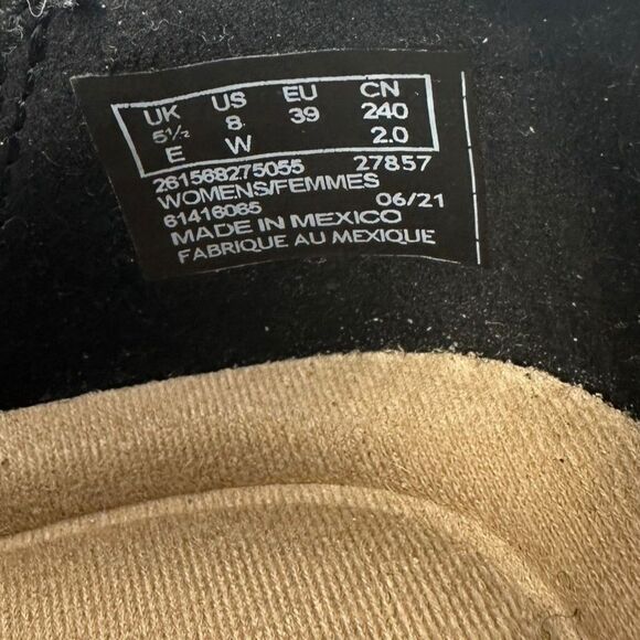 Clarks Collection Black Leather Pebbled Slip On Loafers Size NWOT - Picture 5 of 5